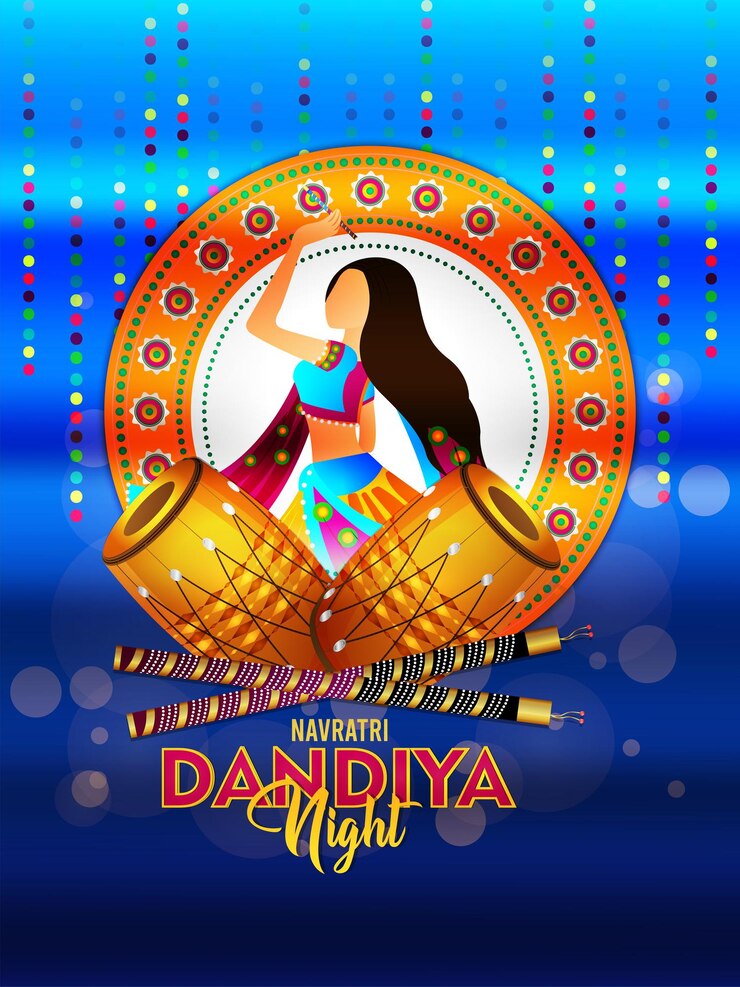 Wektor ilustracja wektorowa celebracja dandiyanight