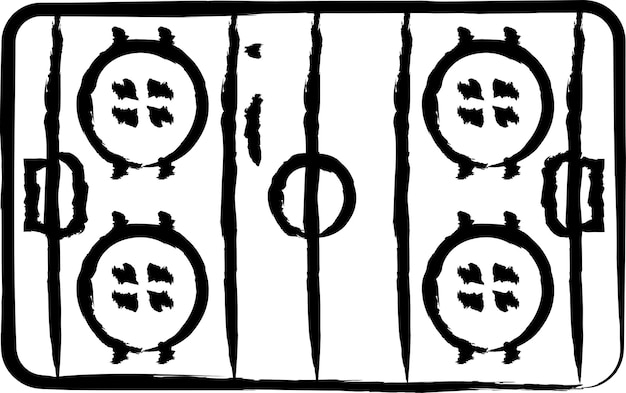 Plik wektorowy ilustracja wektorowa ciągnione kort do jazdy na łyżwach