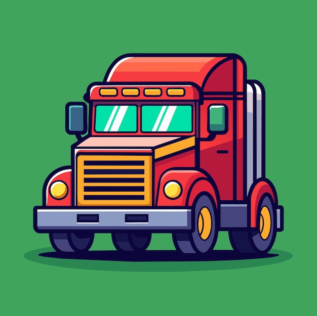 Plik wektorowy ilustracja wektorowa ciężarówki