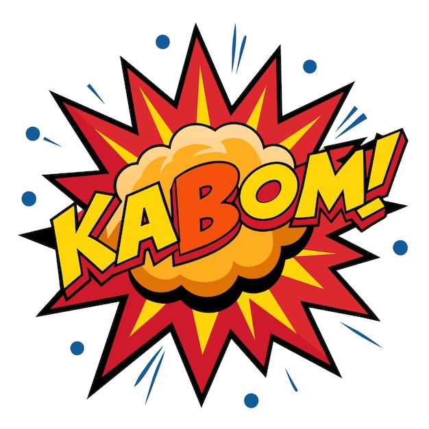 Ilustracja Wektorowa Comic Kaboom Splash