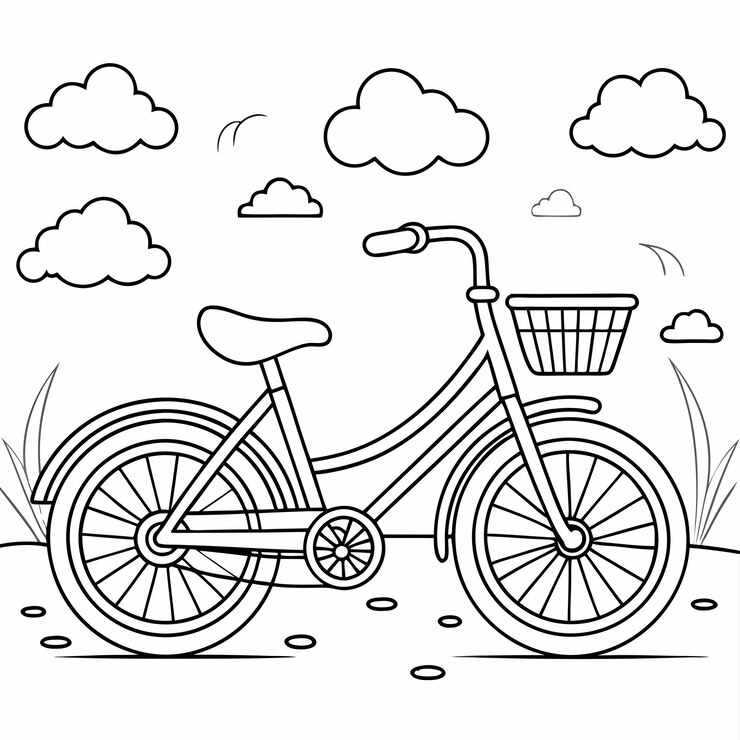 Ilustracja wektorowa dla pojazdów rowerowych