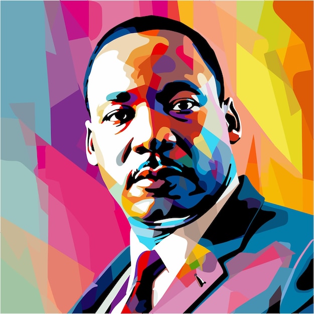Ilustracja Wektorowa Dnia Martina Luthera Kinga