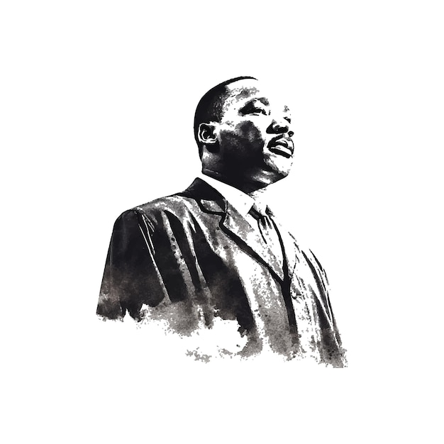 Plik wektorowy ilustracja wektorowa dnia mlk king jr day martina luthera kinga