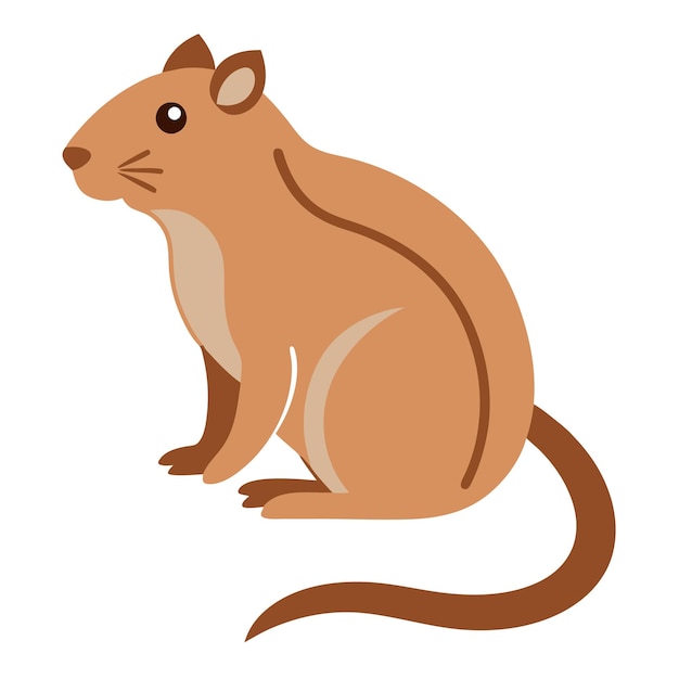 Ilustracja wektorowa Gopher Line Art