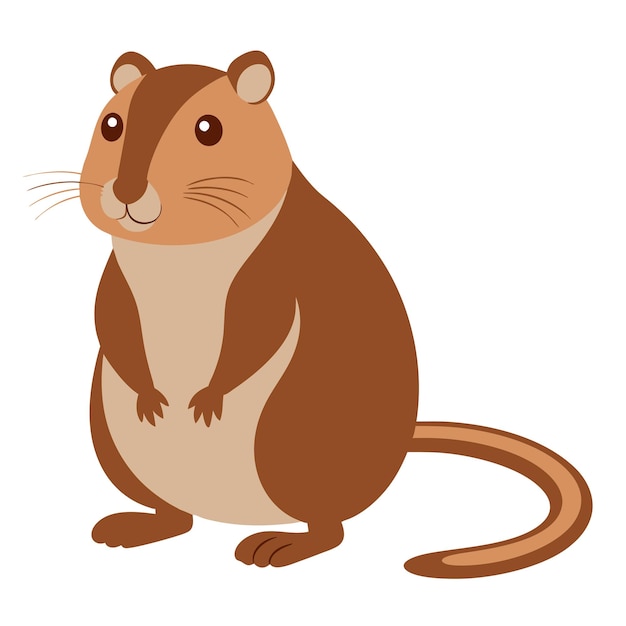 Ilustracja wektorowa Gopher Line Art