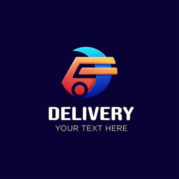 Ilustracja Wektorowa Grafika Projektu Logo Logistic Delivery