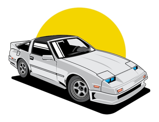 Plik wektorowy ilustracja wektorowa grafika projektu samochodu premium