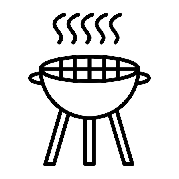 Ilustracja wektorowa grilla