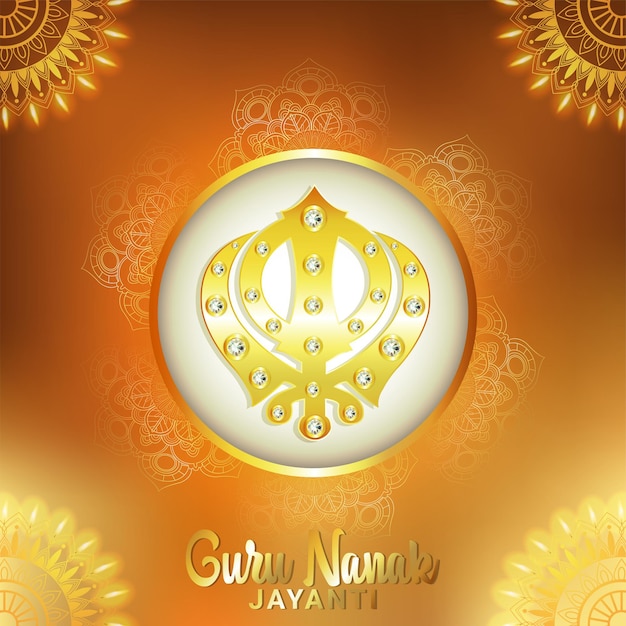 Ilustracja wektorowa guru nanak dev ji dla szczęśliwego gurpurab