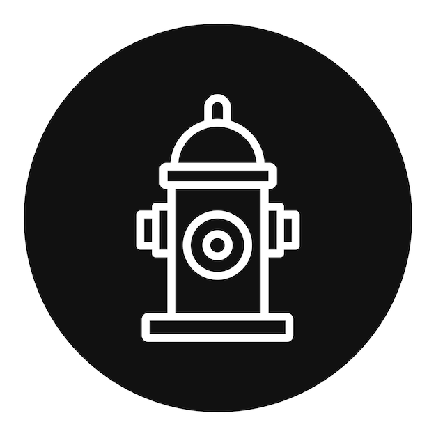 Ilustracja wektorowa hydrantów