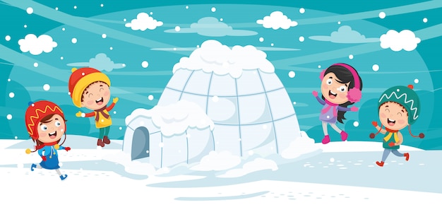 Ilustracja Wektorowa Igloo