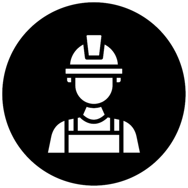 Ilustracja wektorowa inżyniera męskiego Qa