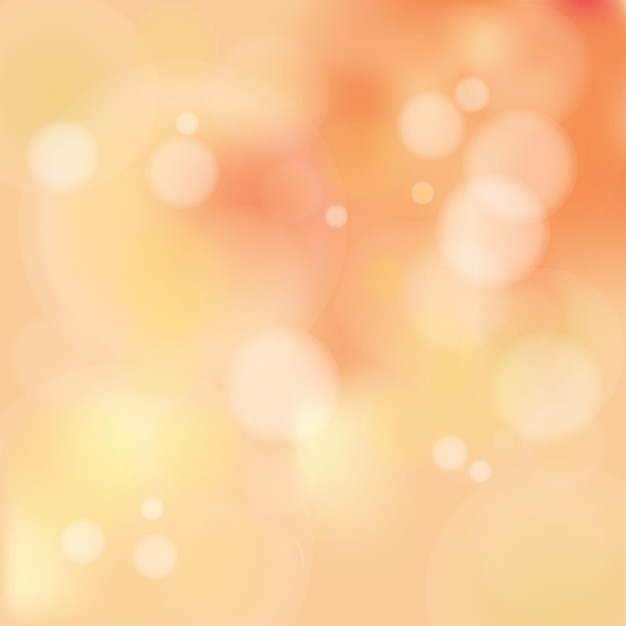 Ilustracja wektorowa jesiennego pastelowego koloru Bokeh Tło z rozmytymi białymi kręgami