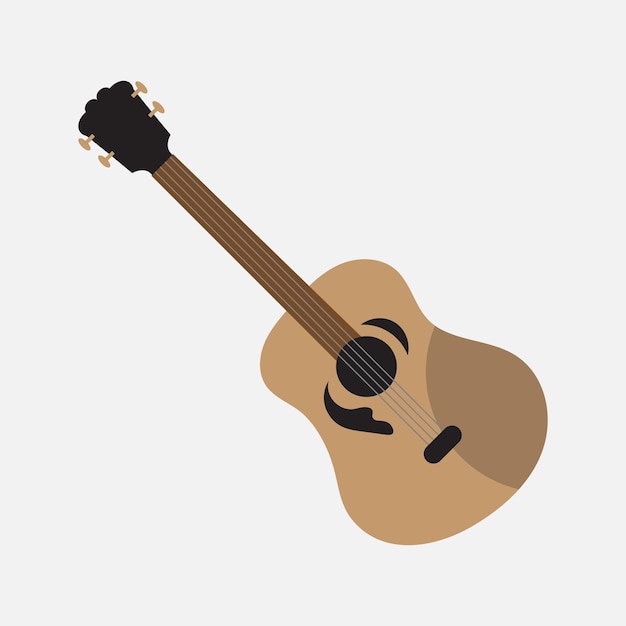 Plik wektorowy ilustracja wektorowa klipartów gitar akustycznych