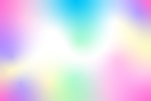Ilustracja wektorowa kolorowej siatki holograficznej z siatką gradientową abstrakcyjne tło