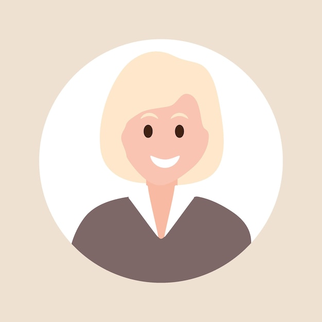 Ilustracja wektorowa kolorowy avatar profil użytkownika osoba ikona zdjęcie profilu osoba z cechami twarzy nadaje się do profili mediów społecznościowych ikony oszczędzające ekran i jako szablonx9