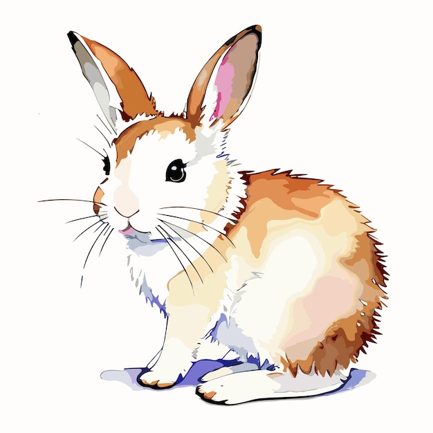 ilustracja wektorowa królika dla dzieci