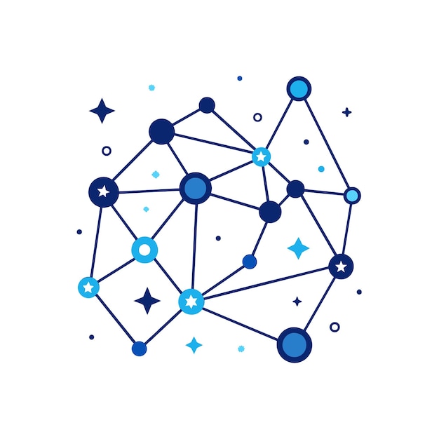 Ilustracja wektorowa logo firmy technologicznej