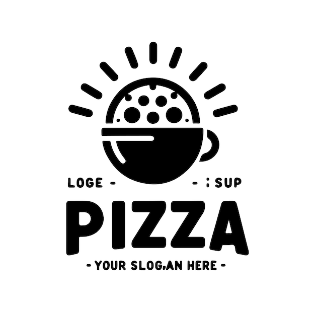 Ilustracja Wektorowa Logo Pizzerii