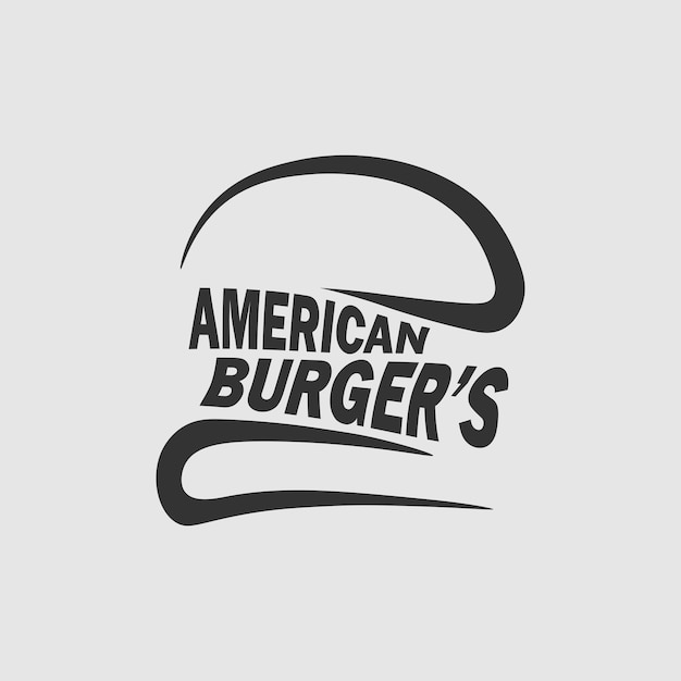 Plik wektorowy ilustracja wektorowa monochromatyczne american burger