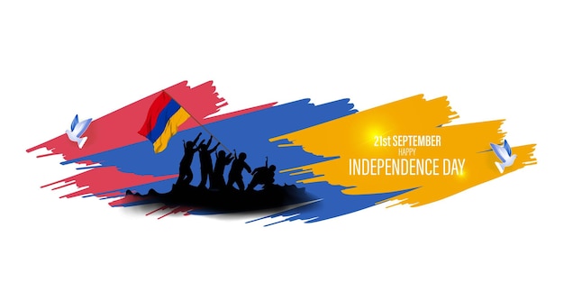 Ilustracja Wektorowa Na Dzień Niepodległości Armenii