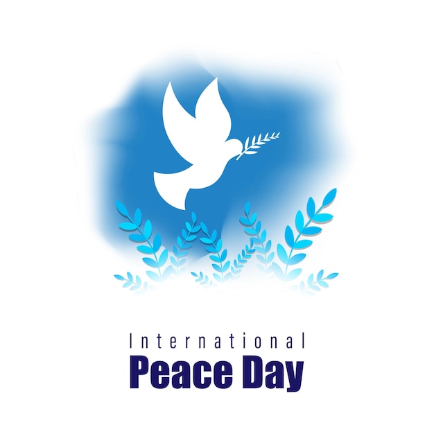 Ilustracja wektorowa na Światowy Dzień Pokoju