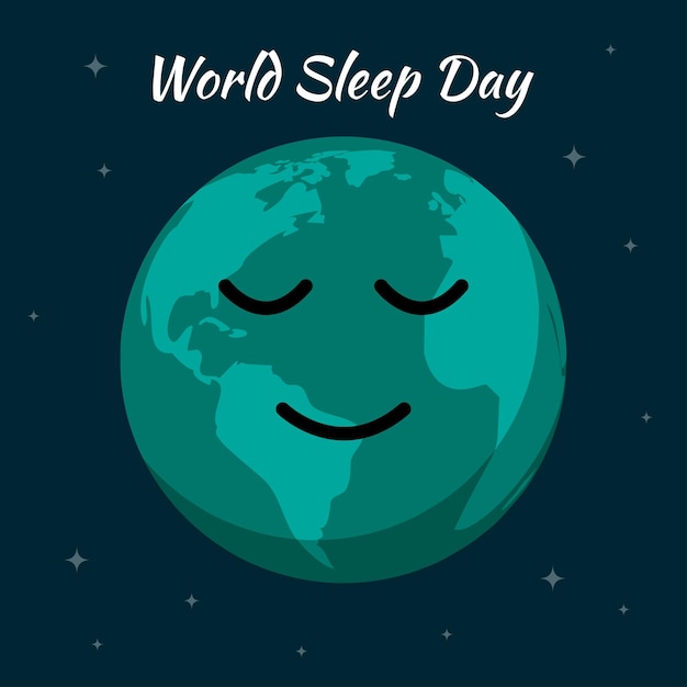 Ilustracja Wektorowa Na światowy Dzień Snu