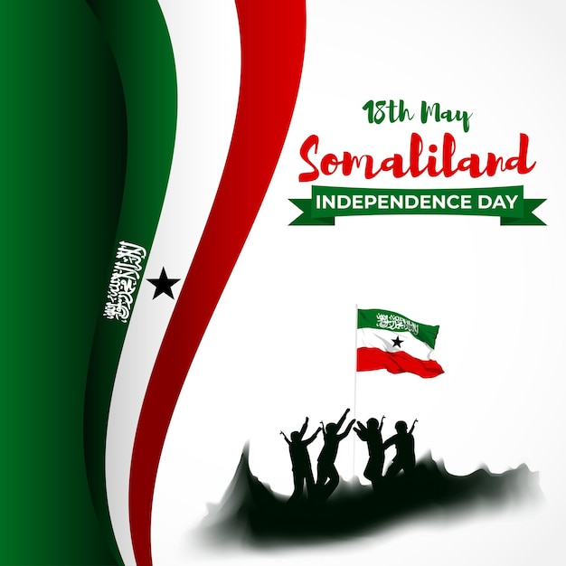 Ilustracja Wektorowa Na Szczęśliwy Dzień Niepodległości Somaliland