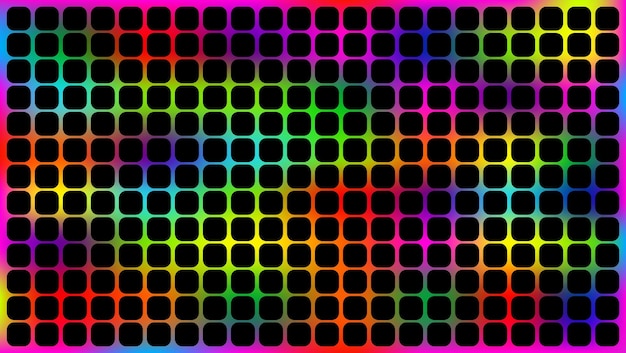 Ilustracja wektorowa Neonowe tło Geometryczne tło Jasne kolorowe tapety Wielokolorowe