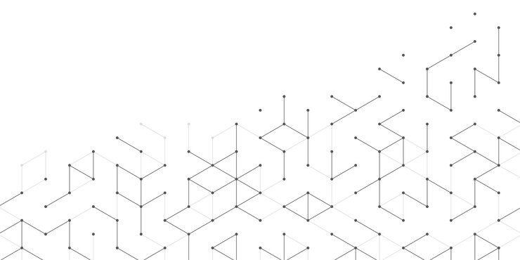 Wektor ilustracja wektorowa nowoczesnej technologii z kwadratową siatką