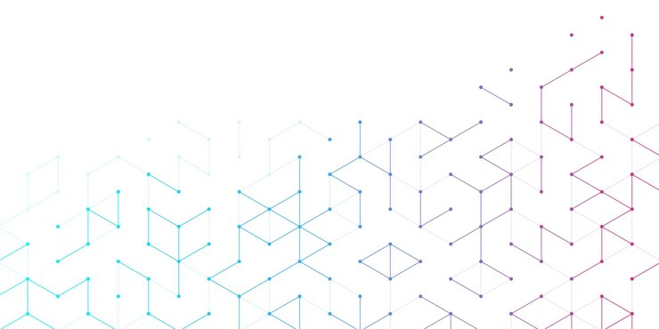 Wektor ilustracja wektorowa nowoczesnej technologii z kwadratową siatką