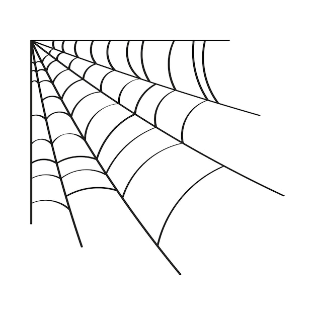 Plik wektorowy ilustracja wektorowa pajęczej sieci