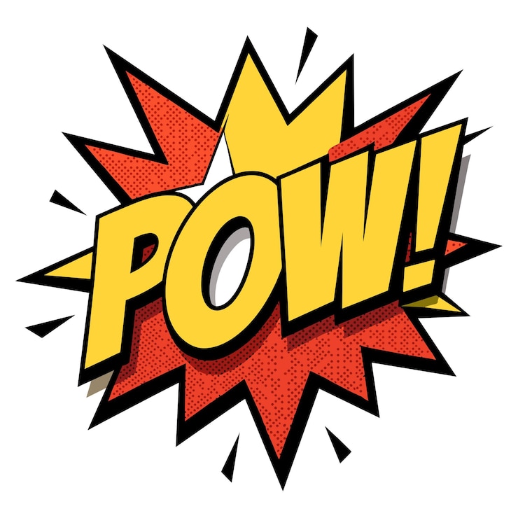 Wektor ilustracja wektorowa pow splash