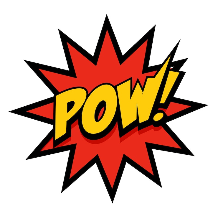 Wektor ilustracja wektorowa pow splash