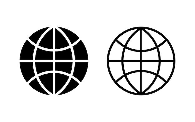 Ilustracja wektorowa projektowania ikon stron internetowych