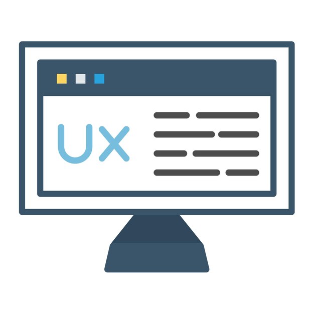 Ilustracja wektorowa projektowania UX