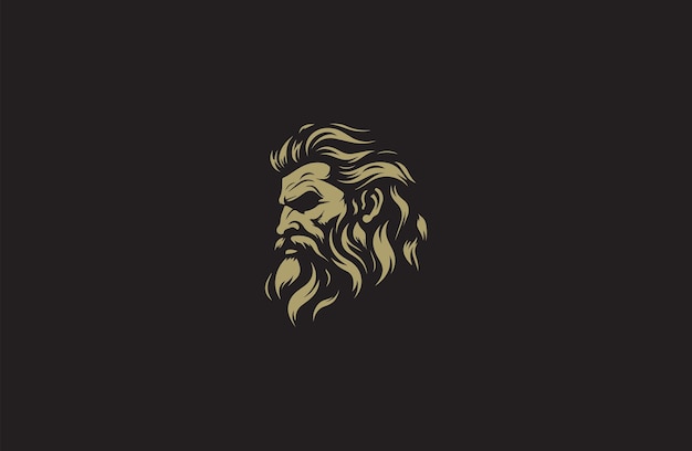 Ilustracja Wektorowa Projektu Logo Zeus