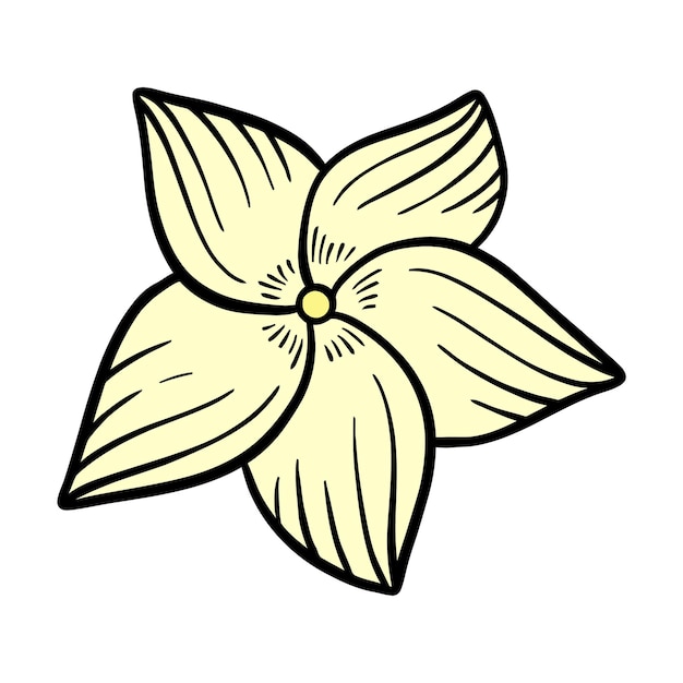 Ilustracja Wektorowa Rysunku Ręcznego Tropikalne Logo Liść Pozostawia Kwiat Kwiatowy Mostera Tropikalny Element