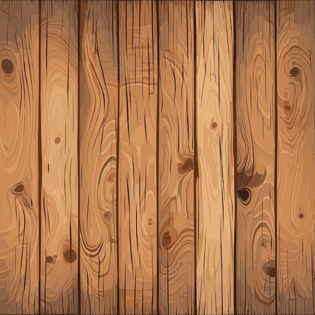 Ilustracja Wektorowa Stare Drewniane Deski Tekstura Tło