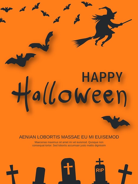 Ilustracja Wektorowa Straszna Noc Halloween