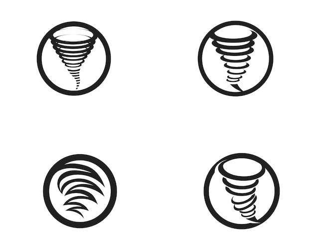 Ilustracja Wektorowa Symbol Tornado