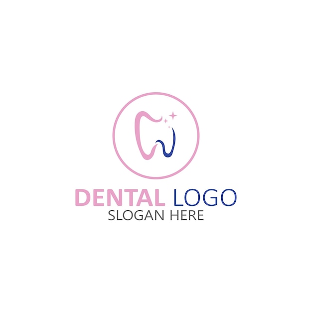 Ilustracja Wektorowa Szablon Logo Dentystycznego