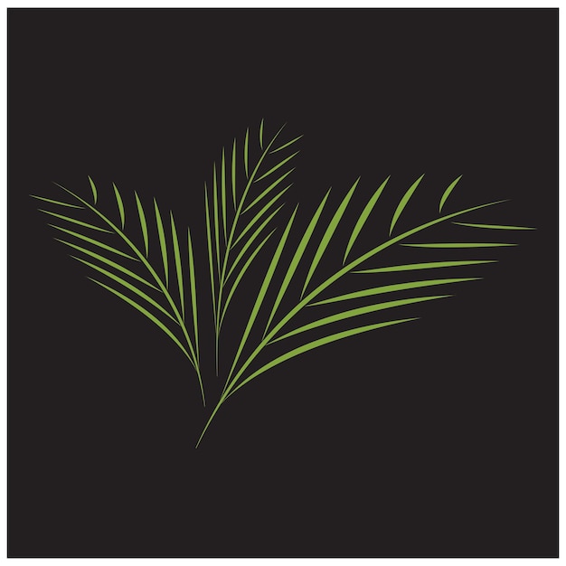 Plik wektorowy ilustracja wektorowa szablon logo lato palmy
