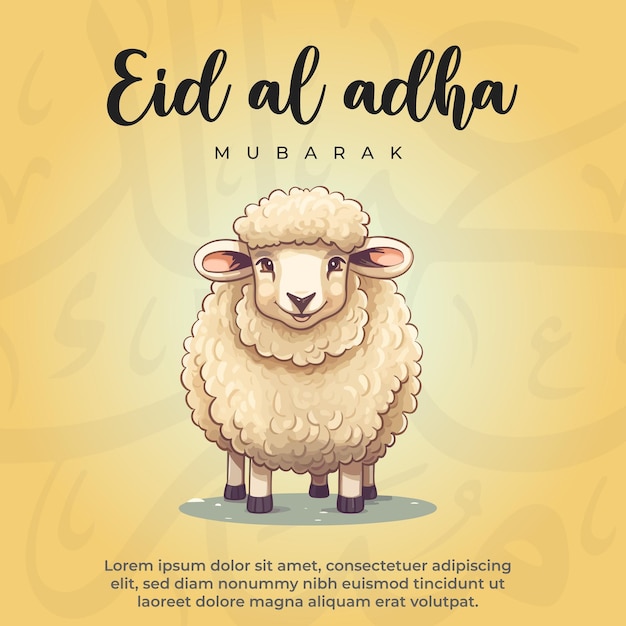 ilustracja wektorowa szczęśliwy eid mubarak