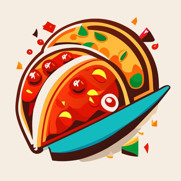 Plik wektorowy ilustracja wektorowa tacos