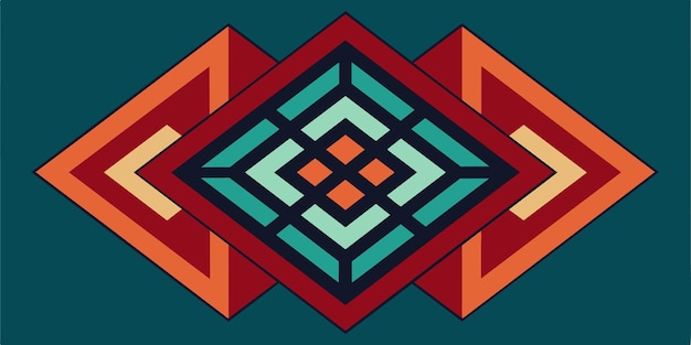 Ilustracja wektorowa tła wzoru geometrycznego