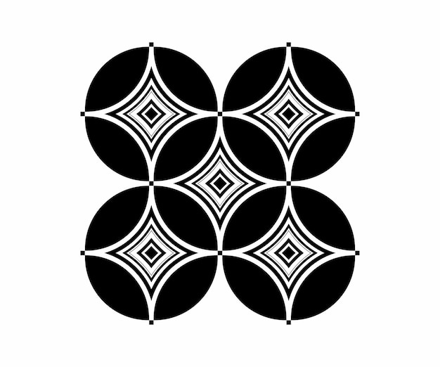 Ilustracja wektorowa tradycyjny indonezyjski ozdób batik element abstrakcyjny wektor