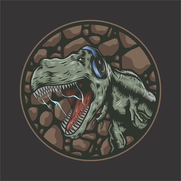 Ilustracja Wektorowa Trex