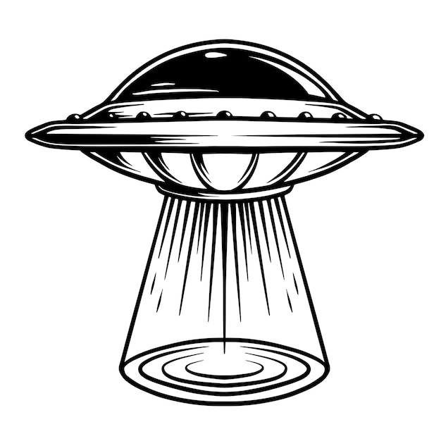 Plik wektorowy ilustracja wektorowa ufo