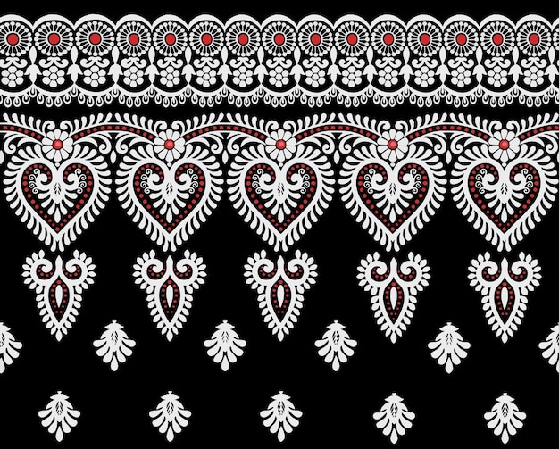 Ilustracja Wektorowa Ukraiński Ludowy Wzór Ornament Etniczne Granicy Element Tradycyjnej Ukraińskiej Białoruskiej Sztuki Ludowej Z Dzianiny Wzór Haftu